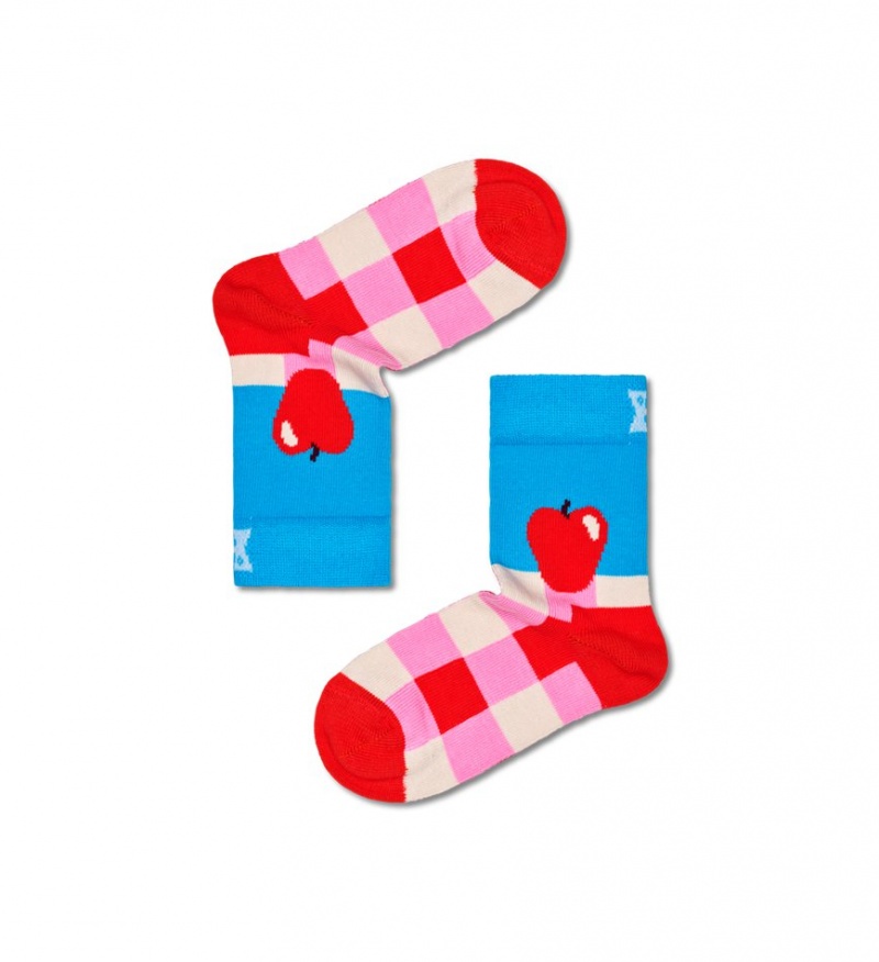 Happy Socks 2-Pack Fruit Socken Kinder Weiß | Schweiz 05921WEDZ