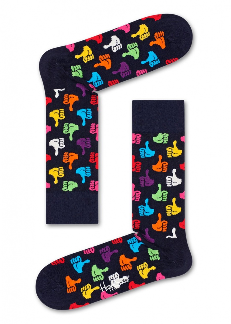 Happy Socks 2-Pack Happy Gift Set Unisex Schwarz | Schweiz 28156BFAS