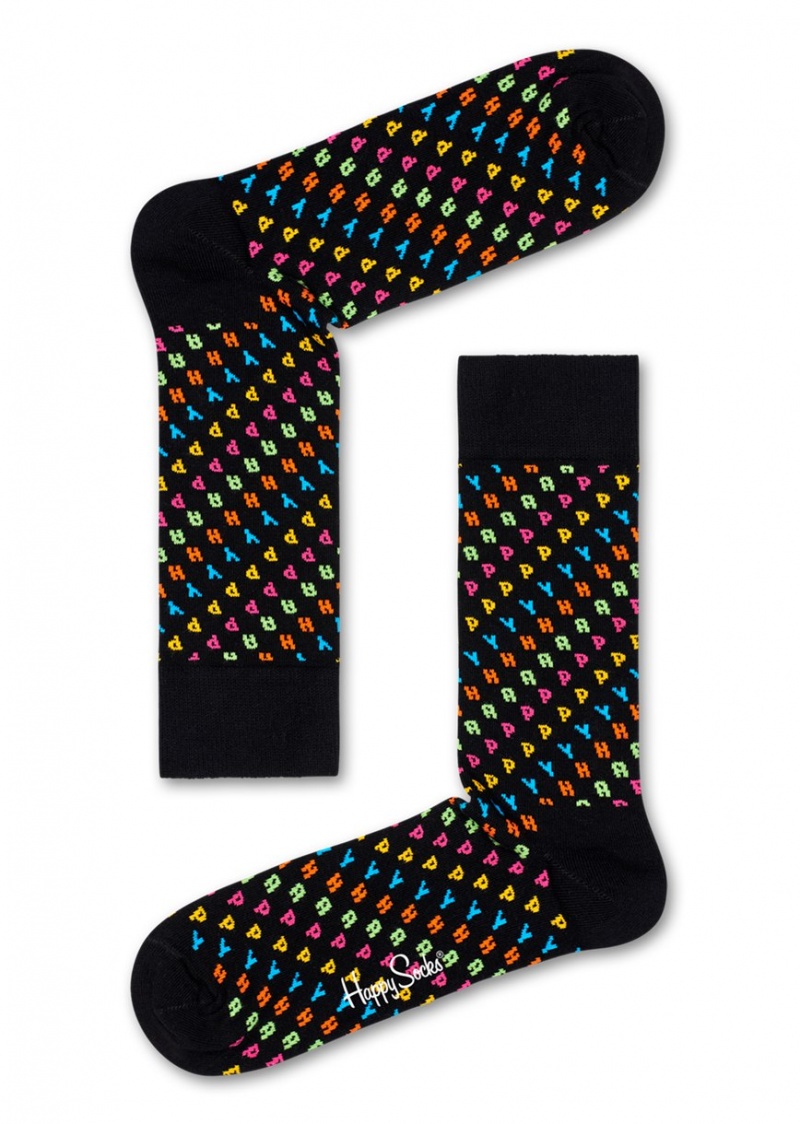 Happy Socks 2-Pack Happy Gift Set Unisex Schwarz | Schweiz 28156BFAS