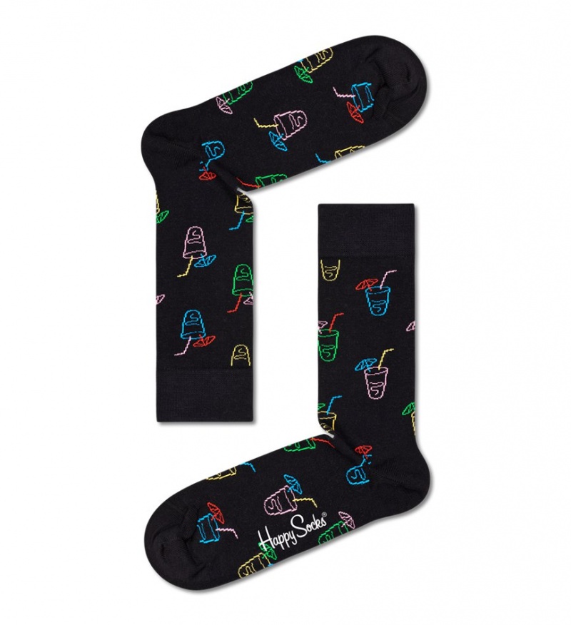 Happy Socks 2-Pack Have A Seat Socks Gift Set Unisex Schwarz | Schweiz 36157BZMA