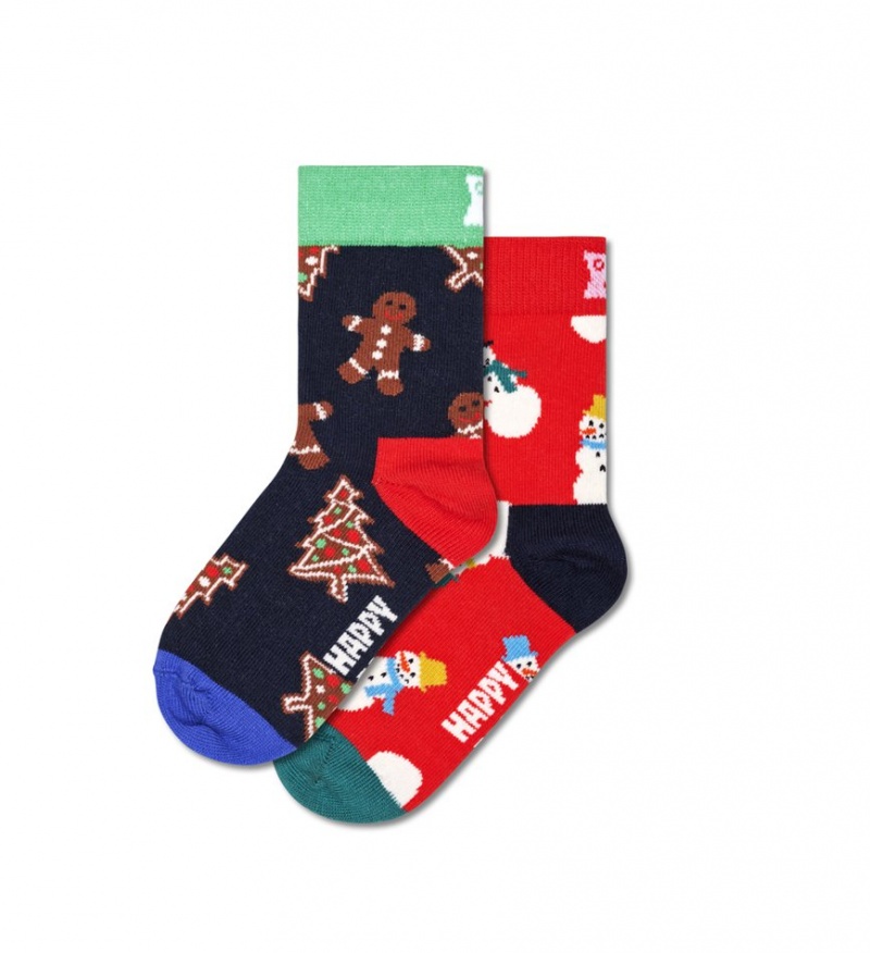 Happy Socks 2-Pack Holiday Gift Set Kinder Schwarz | Schweiz 25641HPQC