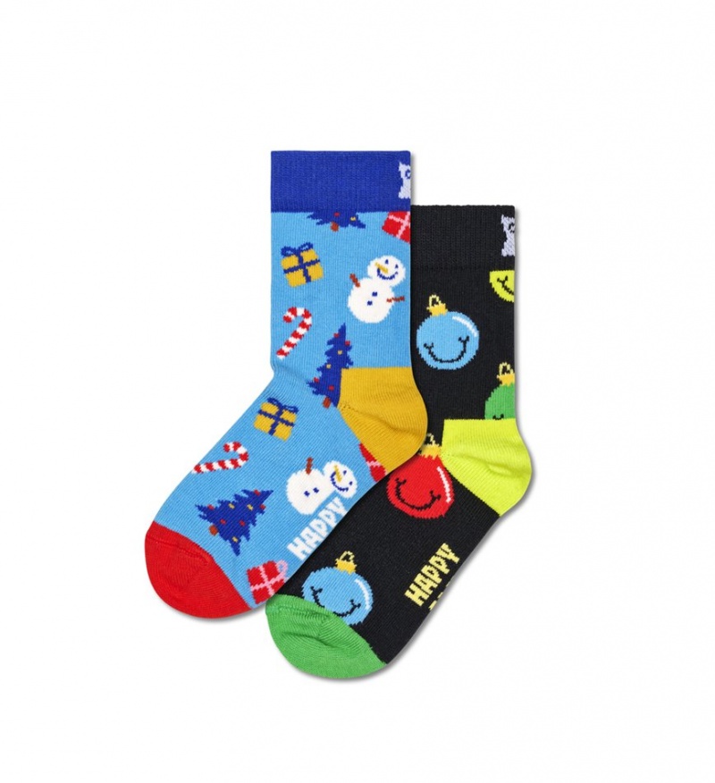 Happy Socks 2-Pack Holiday Socks Gift Set Kinder Hellblau | Schweiz 84720EWSV