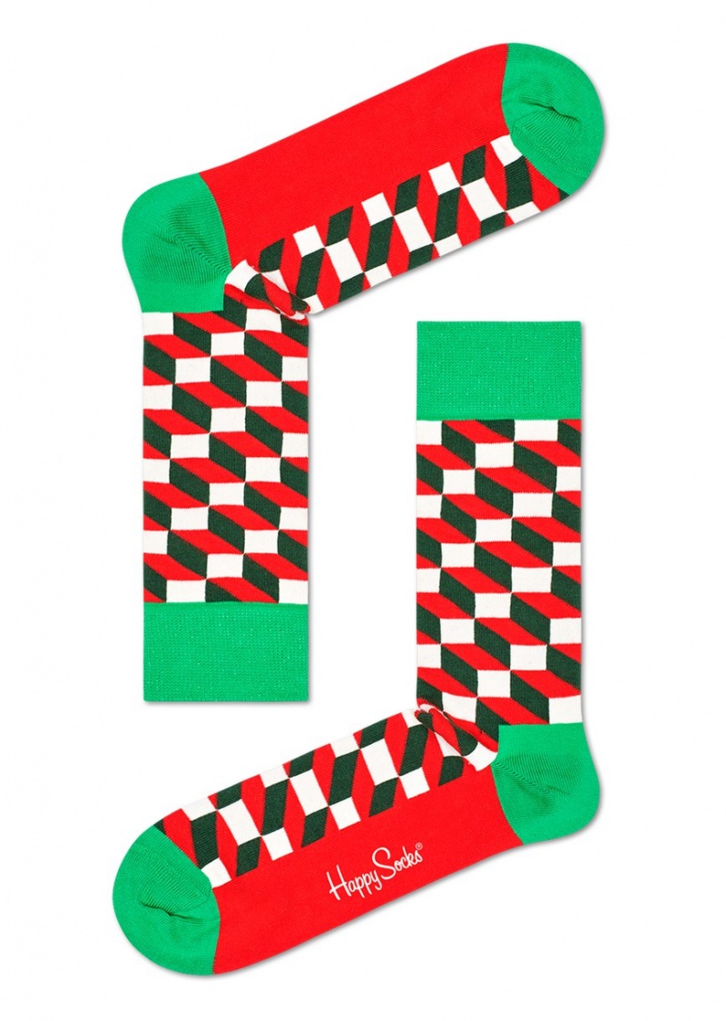 Happy Socks 2-Pack Holiday Socks Gift Set Unisex Rot | Schweiz 18762TZIQ