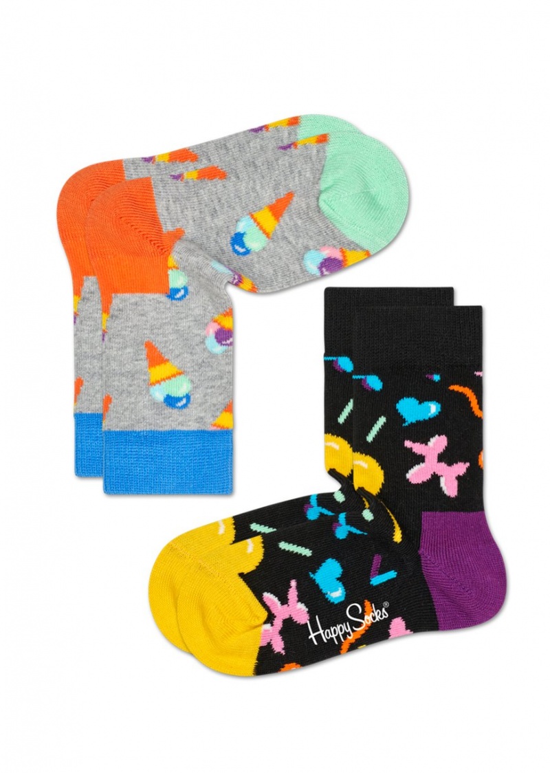 Happy Socks 2-Pack Ice Cream Socken Kinder Hellgrau | Schweiz 39215FQYT