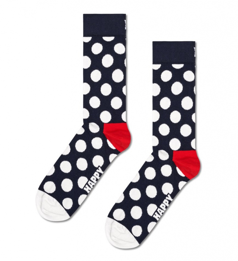 Happy Socks 2-Pack Klassische Big Dot Socken Unisex Schwarz | Schweiz 56437TDUE