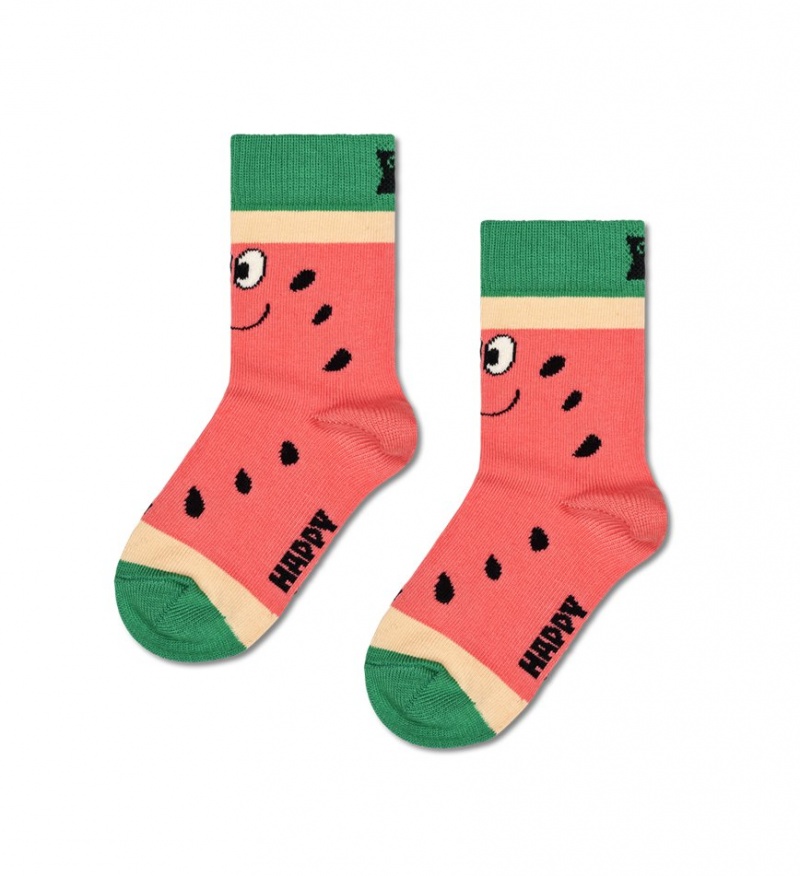 Happy Socks 2-Pack Melon Socken Kinder Hellrosa | Schweiz 37602VIXC