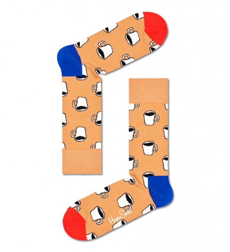 Happy Socks 2-Pack Monday Morning Socks Gift Set Unisex Hellbraun | Schweiz 21396LHGQ