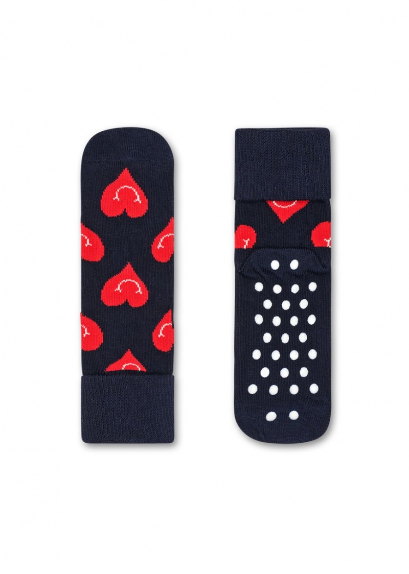 Happy Socks 2-Pack Smiling Heart Anti-Slip Socken Kinder Mehrfarbig | Schweiz 97850WZOI