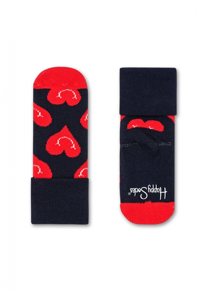 Happy Socks 2-Pack Smiling Heart Terry Socken Kinder Mehrfarbig | Schweiz 60392XKMI