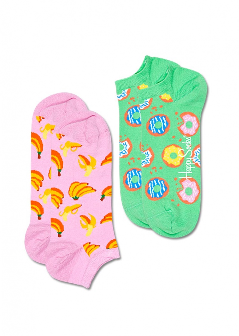 Happy Socks 2-Pack Snack Low Socken Unisex Mehrfarbig | Schweiz 56823JMPE