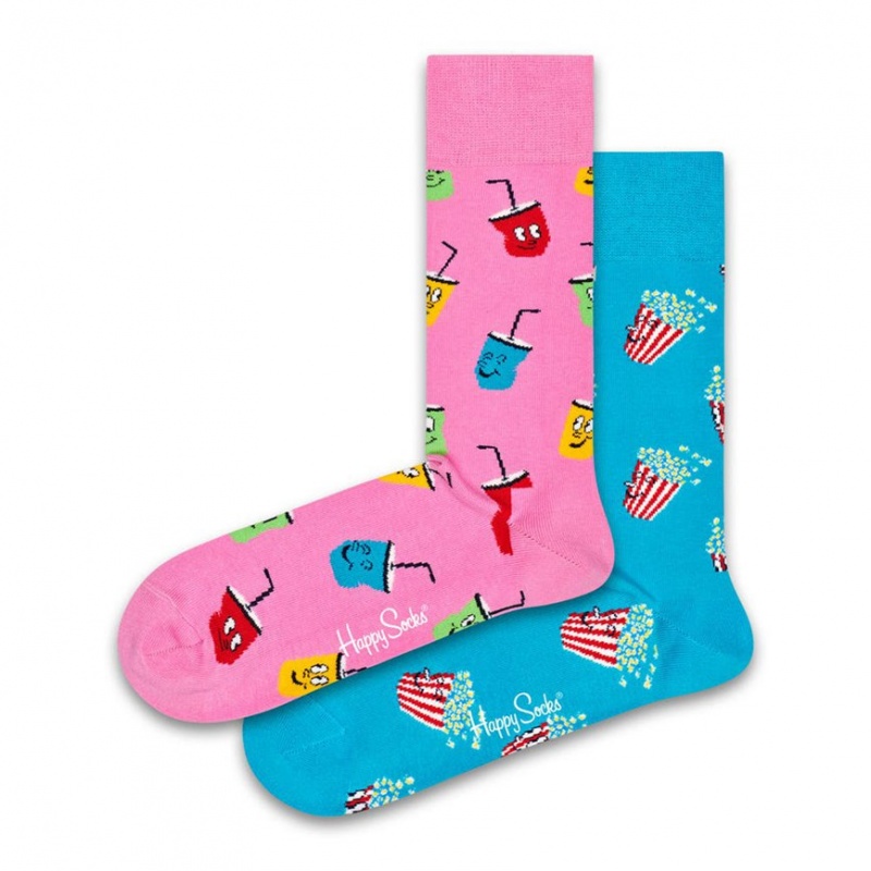 Happy Socks 2-Pack Snacks Gift Set Unisex Rot | Schweiz 19263HOZT