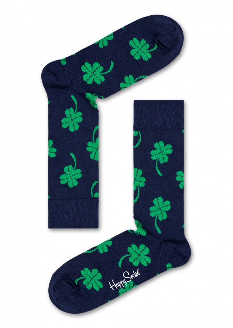 Happy Socks 2-Pack St Patricks Socks Gift Set Unisex Navy | Schweiz 83970GFOD