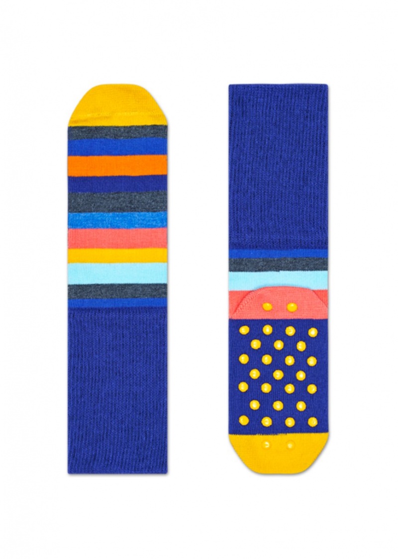 Happy Socks 2-Pack Stripe Anti-Slip Socken Kinder Mehrfarbig | Schweiz 07639ESTG