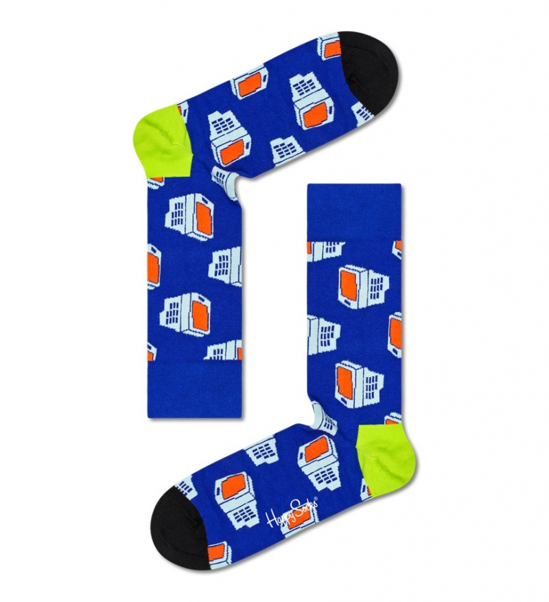 Happy Socks 2-Pack TV-Dinner Socks Gift Set Unisex Blau | Schweiz 21756OVPL