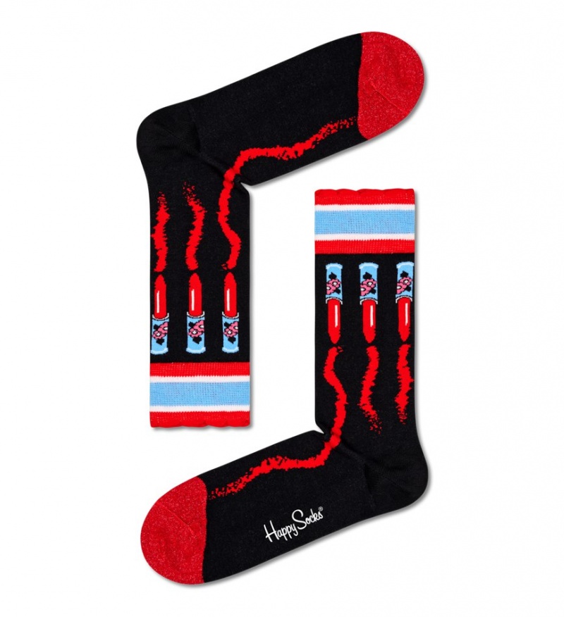 Happy Socks 2-Pack Zandra Rhodes Gift Set Unisex Schwarz | Schweiz 50896TBGA