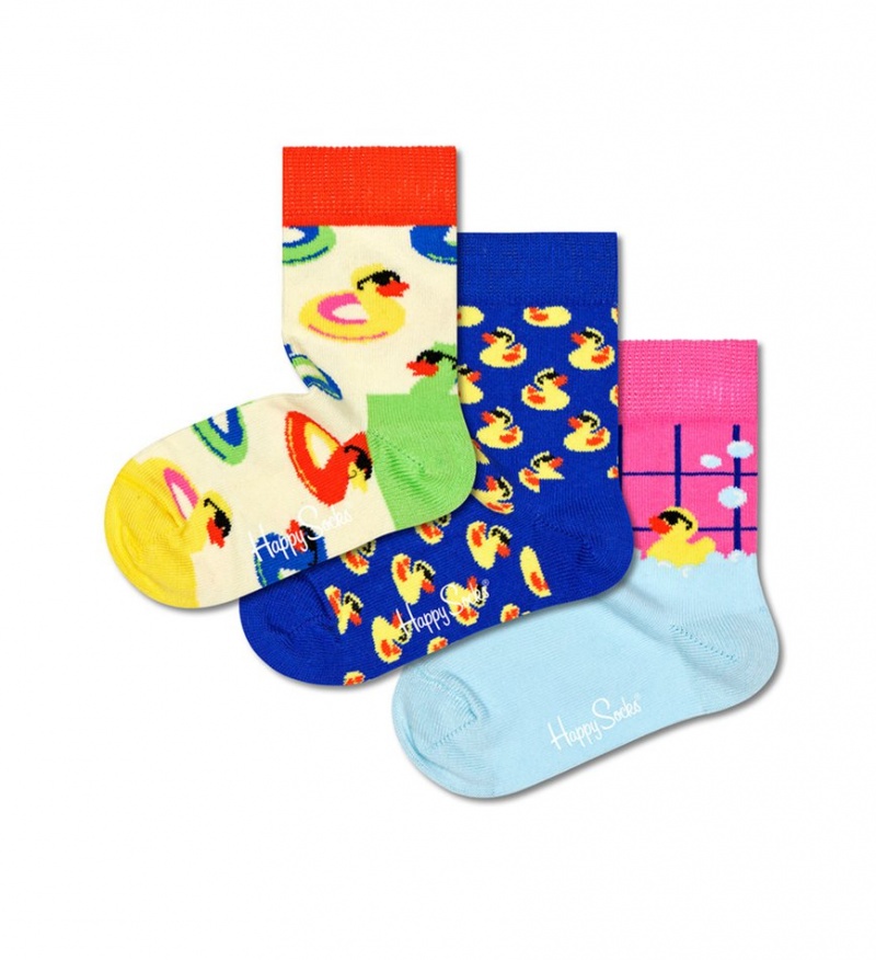 Happy Socks 3-Pack Bathtime Gift Set Kinder Hellgelb | Schweiz 92315GDOM