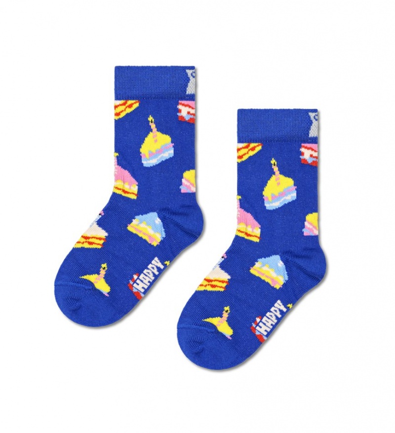 Happy Socks 3-Pack Birthday Gift Set Kinder Navy | Schweiz 32907CYQW