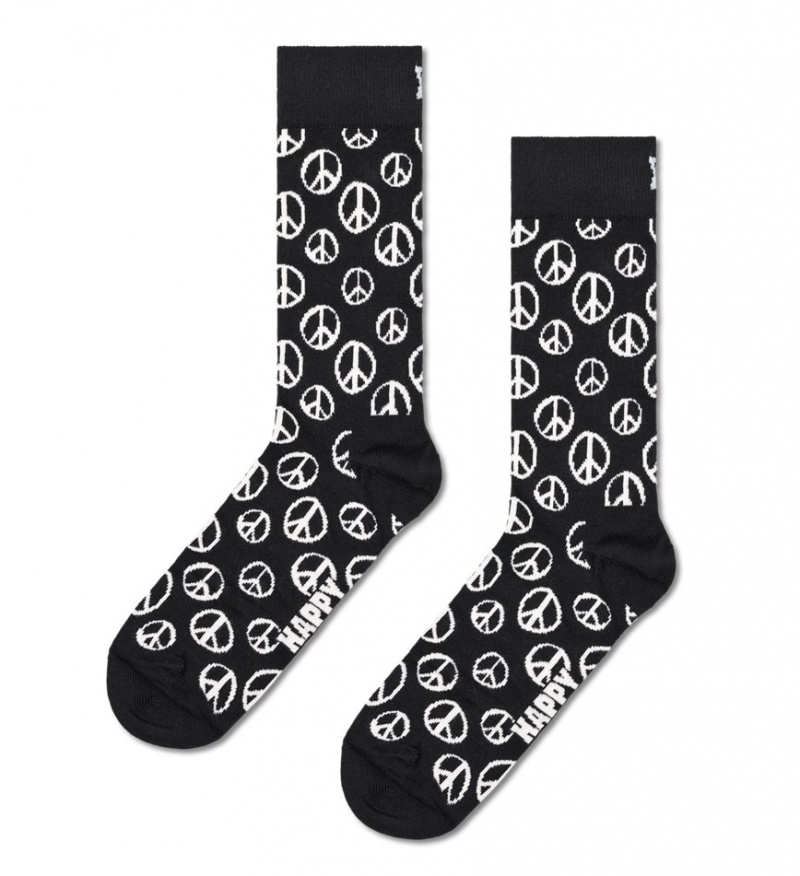 Happy Socks 3-Pack Black And White Socks Gift Set Unisex Schwarz | Schweiz 27648EGMV