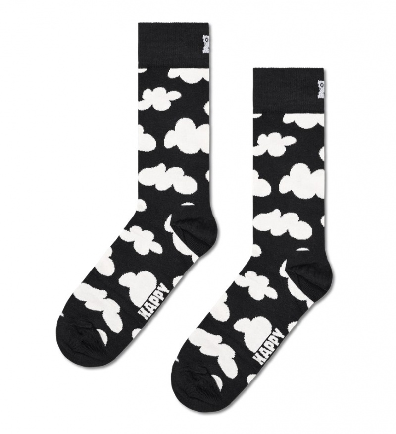 Happy Socks 3-Pack Black And White Socks Gift Set Unisex Schwarz | Schweiz 27648EGMV