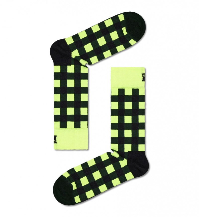 Happy Socks 3-Pack Check It Out Socks Gift Set Unisex Weiß | Schweiz 53278IQPW