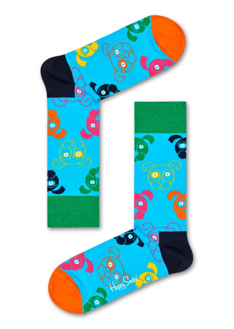 Happy Socks 3-Pack Dog Gift Set Unisex Dunkellila | Schweiz 37018ZHOI