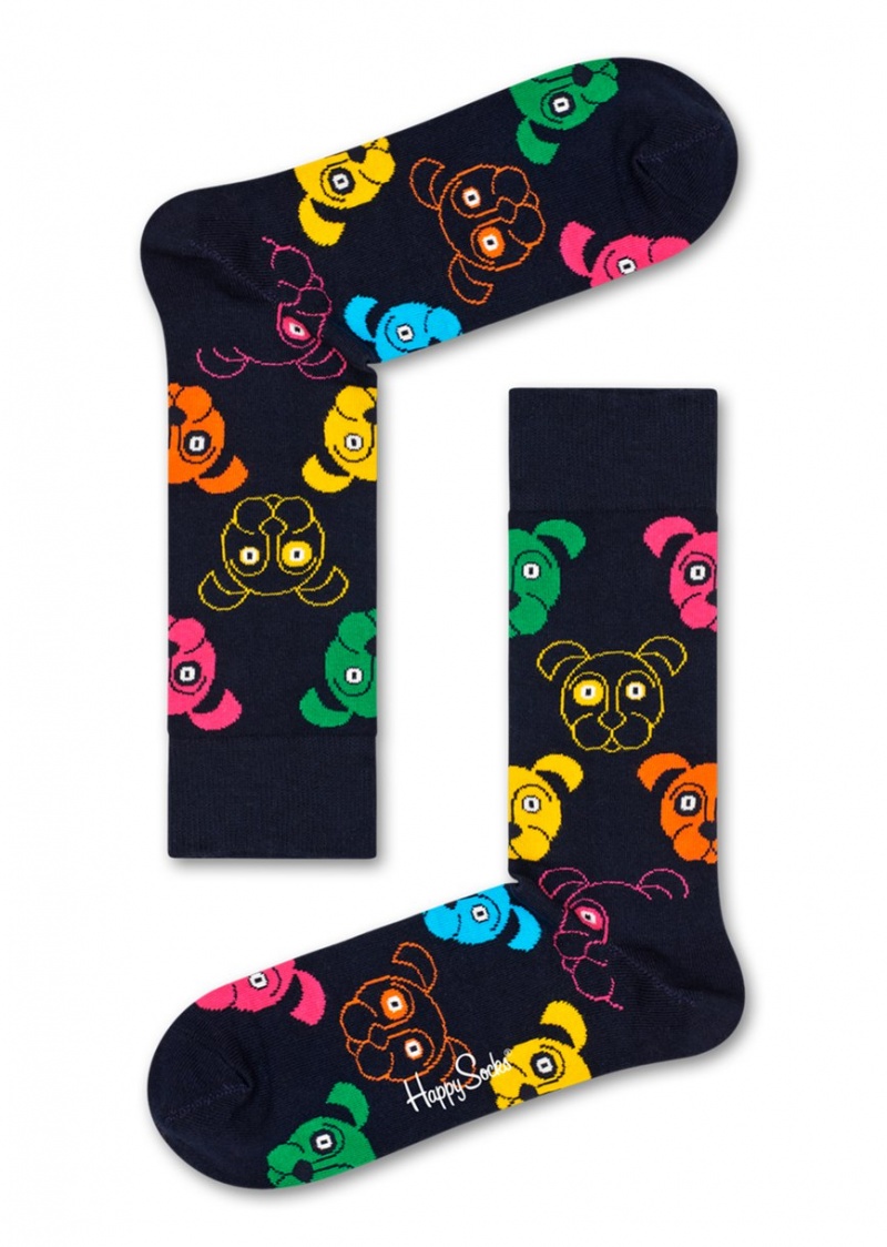 Happy Socks 3-Pack Dog Gift Set Unisex Dunkellila | Schweiz 37018ZHOI