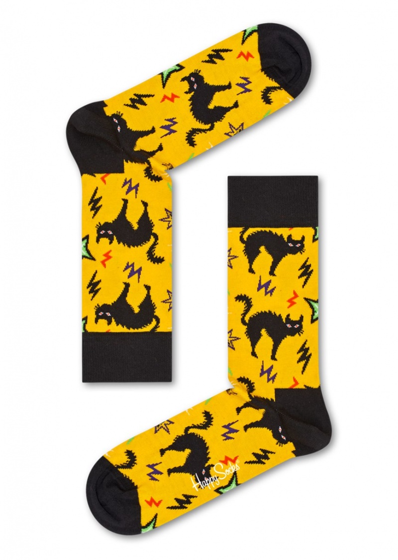 Happy Socks 3-Pack Halloween Gift Set Unisex Schwarz | Schweiz 81632TPJH