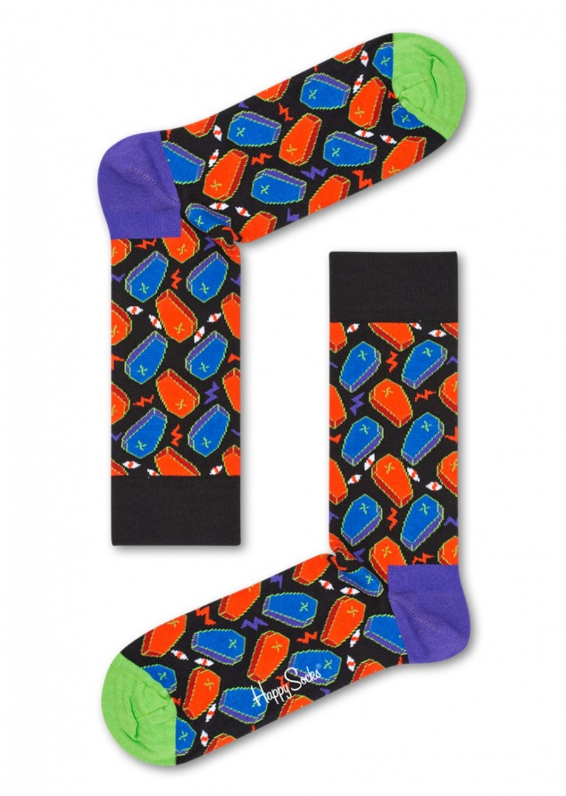 Happy Socks 3-Pack Halloween Gift Set Unisex Schwarz | Schweiz 81632TPJH