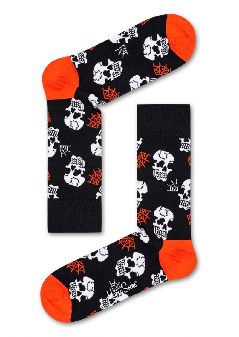 Happy Socks 3-Pack Halloween Gift Set Unisex Schwarz | Schweiz 12708SNHL