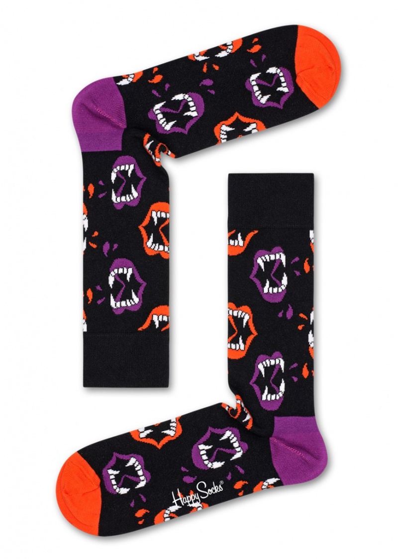 Happy Socks 3-Pack Halloween Gift Set Unisex Schwarz | Schweiz 12708SNHL