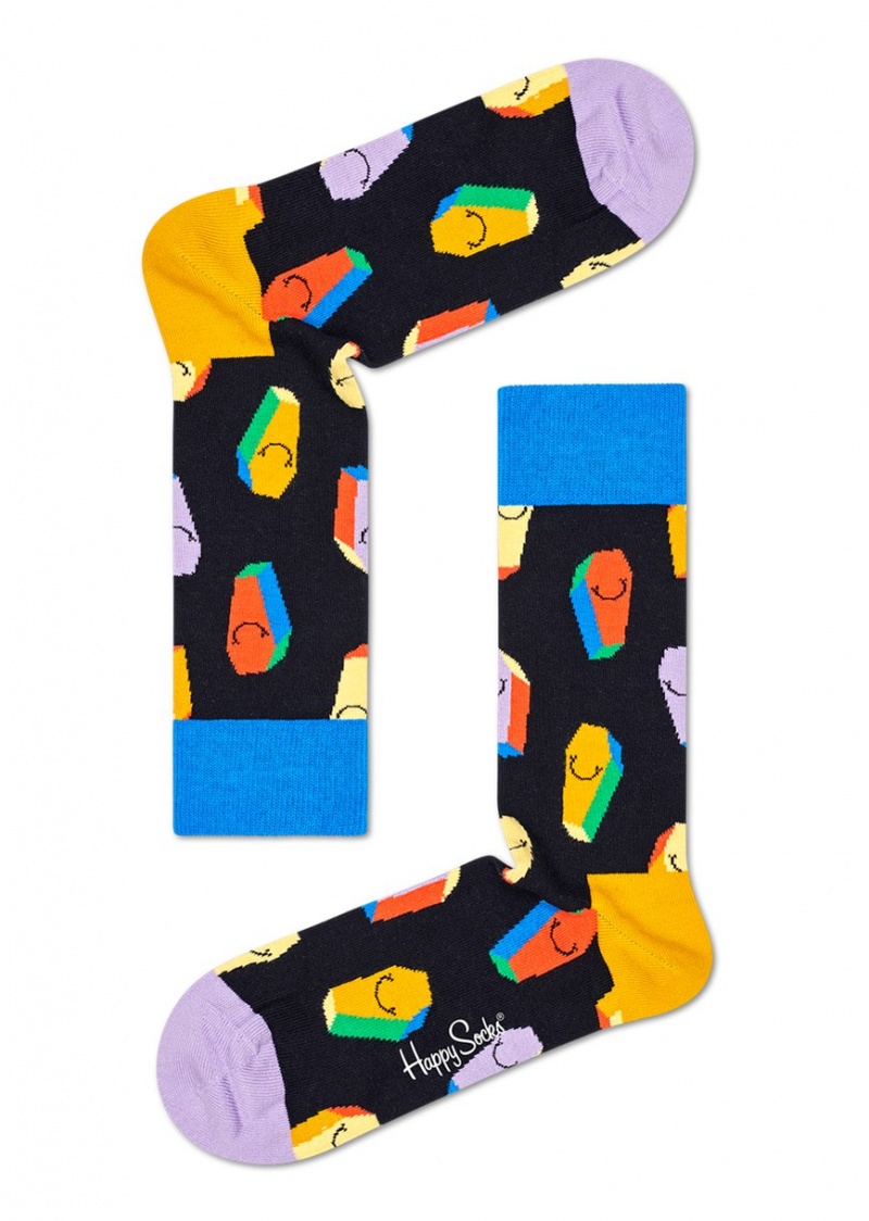 Happy Socks 3-Pack Halloween Socks Gift Set Unisex Schwarz | Schweiz 28735BLWR