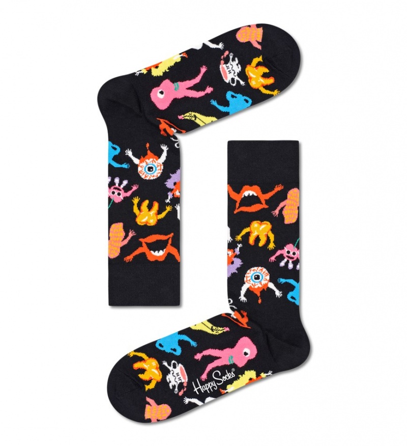 Happy Socks 3-Pack Halloween Socks Gift Set Unisex Schwarz | Schweiz 83952VZFX