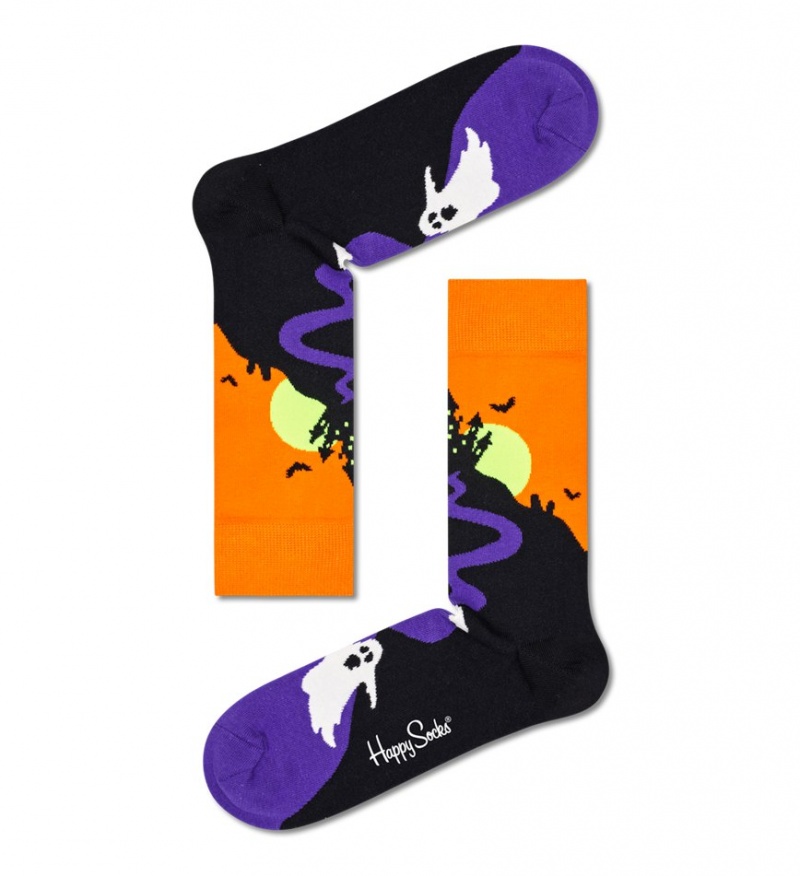 Happy Socks 3-Pack Halloween Socks Gift Set Unisex Schwarz | Schweiz 83952VZFX