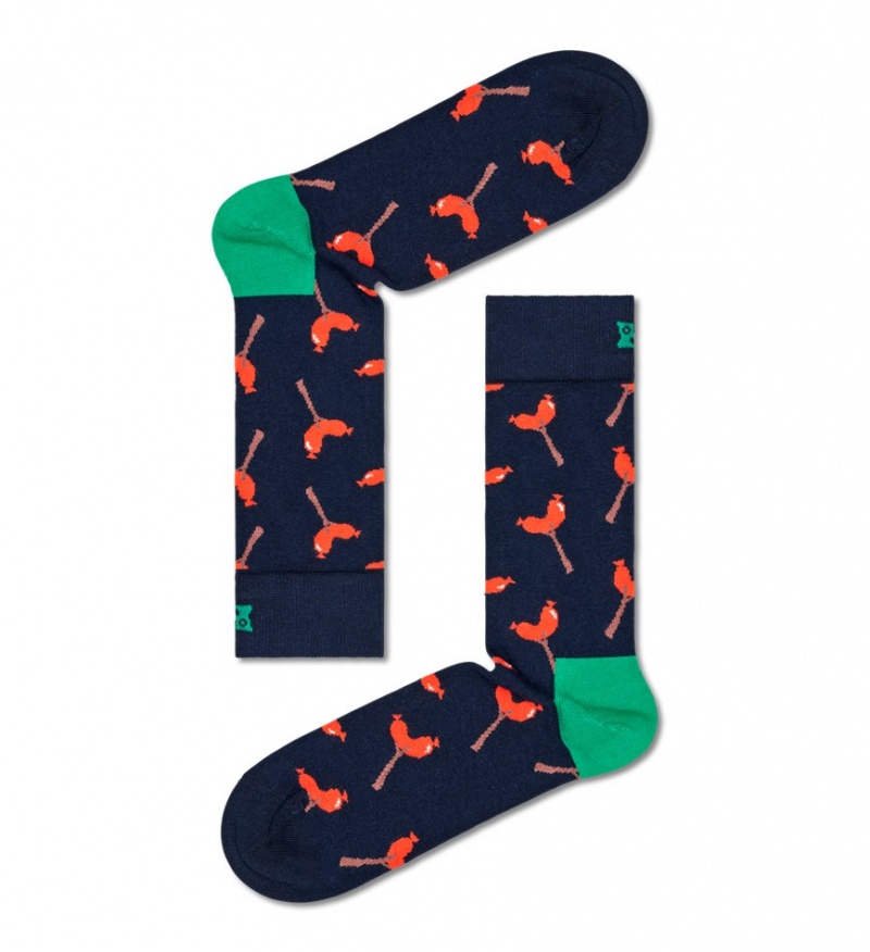 Happy Socks 3-Pack Happy Camper Socks Gift Set Unisex Dunkelgrün | Schweiz 36081BKWY