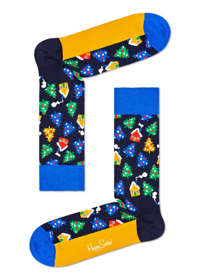 Happy Socks 3-Pack Holiday Socks Gift Set Unisex Braun | Schweiz 19730MYZV