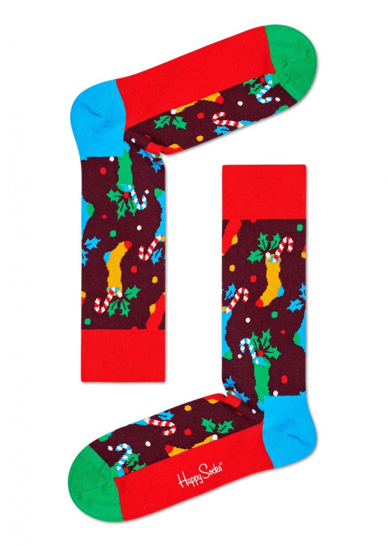 Happy Socks 3-Pack Holiday Socks Gift Set Unisex Braun | Schweiz 19730MYZV