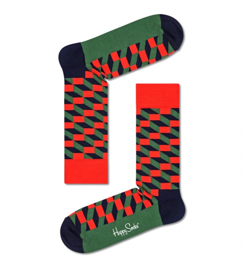 Happy Socks 3-Pack Klassische Holiday Socks Gift Set Unisex Rot | Schweiz 84361MKSN