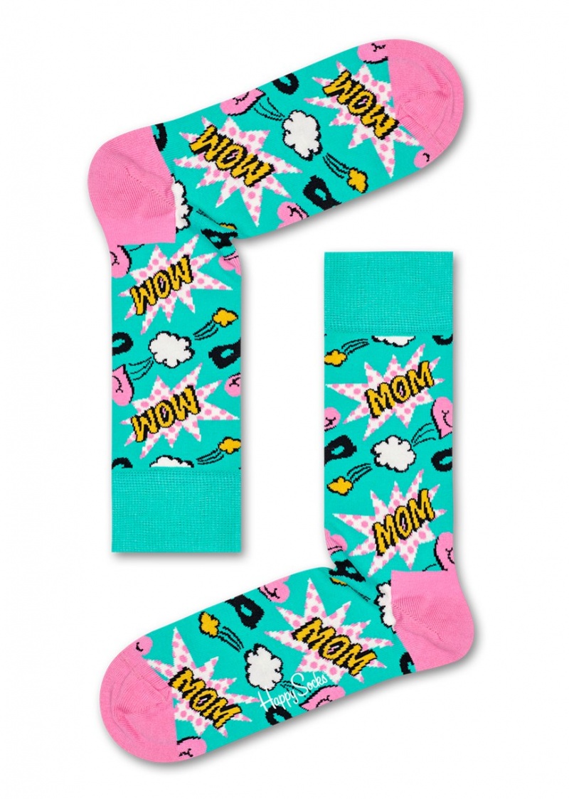 Happy Socks 3-Pack Mother's Day Socks Gift Set Unisex Rosa | Schweiz 68204JBIY