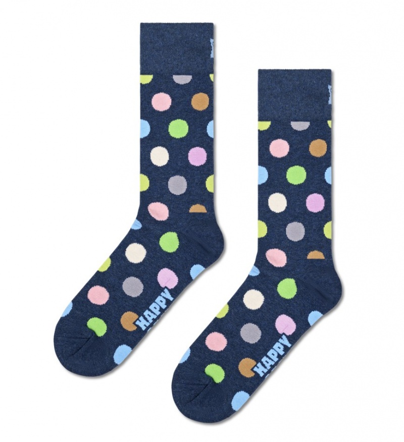 Happy Socks 3-Pack Navy Socks Gift Set Unisex Navy | Schweiz 94182POWF