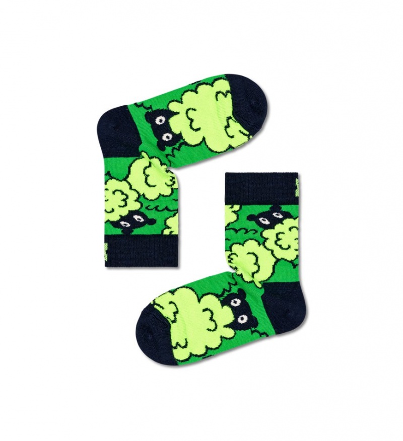 Happy Socks 3-Pack Peek-A-Boo Gift Set Kinder Navy | Schweiz 80713SEQI