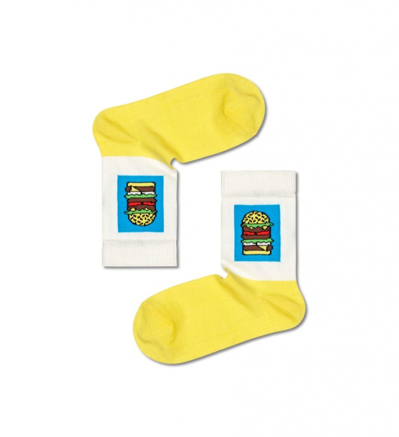 Happy Socks 3-Pack Picnic Socks Gift Set Kinder Hellgelb | Schweiz 21854MZHJ