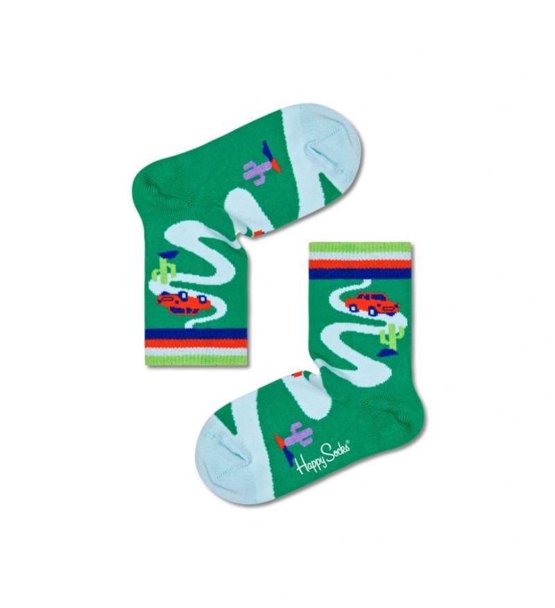 Happy Socks 3-Pack Roadtrip Gift Set Kinder Hellblau | Schweiz 28765IVZO