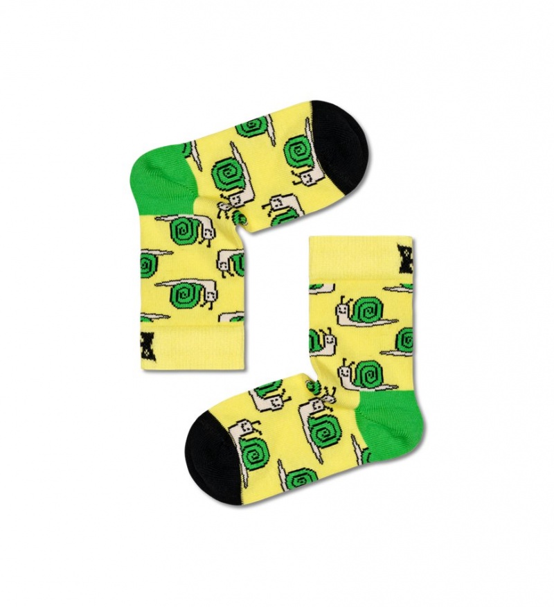 Happy Socks 3-Pack Small Friends Socken Kinder Gelb | Schweiz 34289AKQL