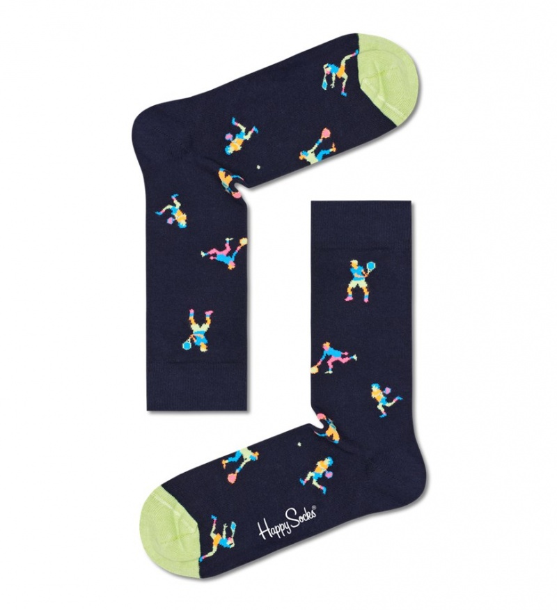 Happy Socks 3-Pack Sports Socks Gift Set Unisex Navy | Schweiz 03285RBOE