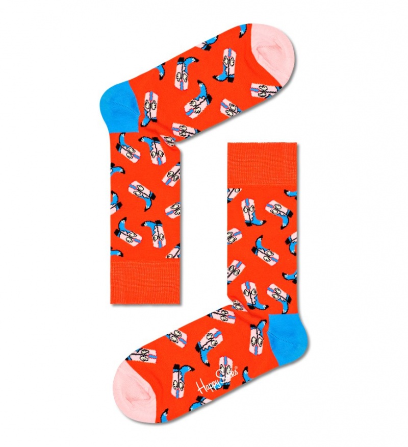 Happy Socks 3-Pack Welcome To... Socks Gift Set Unisex Orange | Schweiz 14728GALD