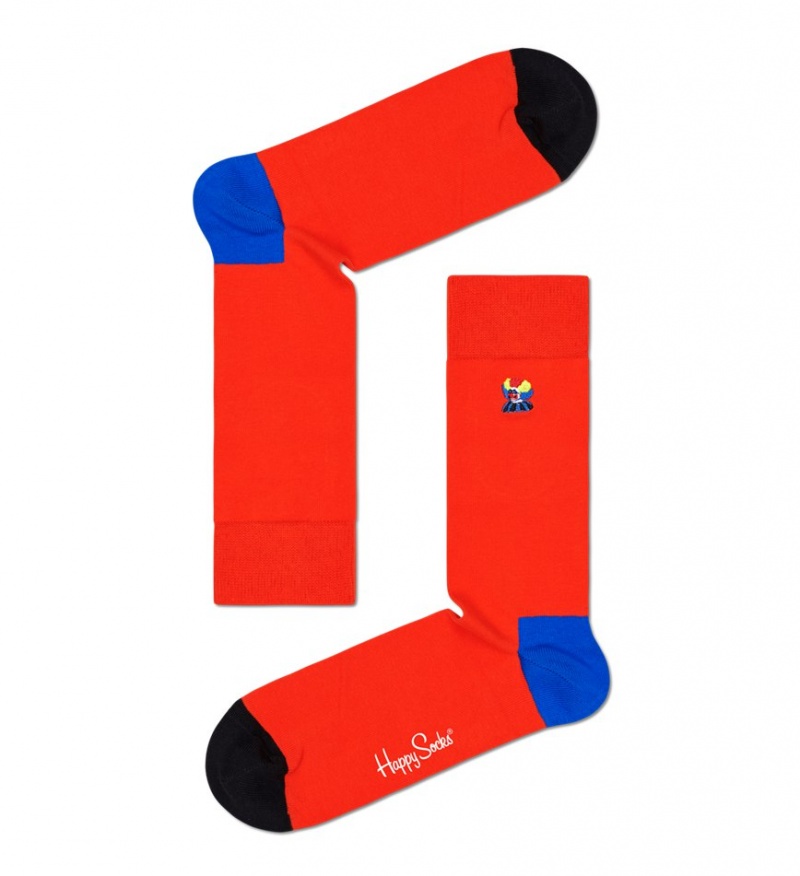 Happy Socks 4-Pack Circus Socks Gift Set Unisex Dunkelrot | Schweiz 47860IYXO