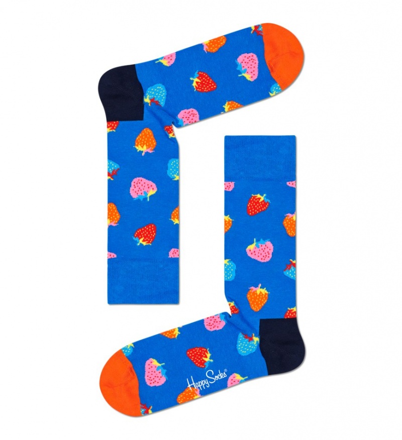 Happy Socks 4-Pack Fruit Socks Gift Set Unisex Grün | Schweiz 35084DPBT