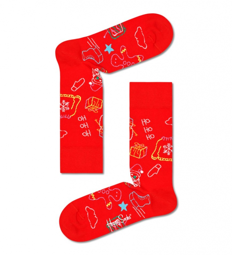 Happy Socks 4-Pack Happy Holiday Socks Gift Set Unisex Schwarz | Schweiz 16925NCLM