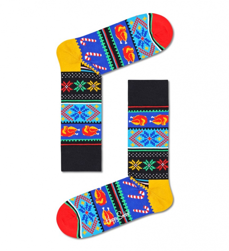 Happy Socks 4-Pack Happy Holiday Socks Gift Set Unisex Schwarz | Schweiz 16925NCLM