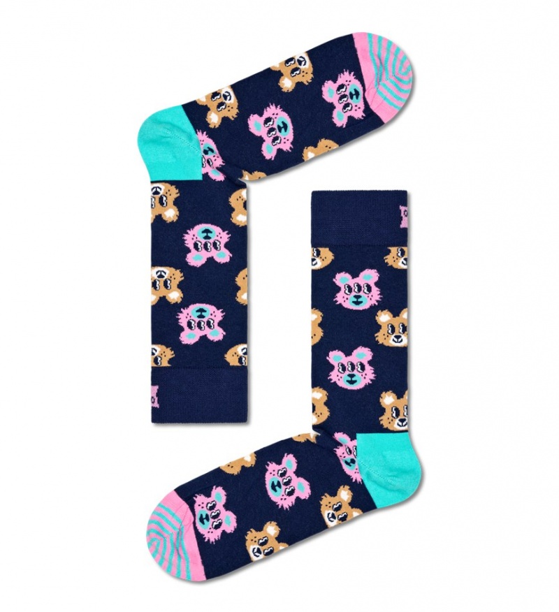 Happy Socks 4-Pack Happy In Wonderland Socks Gift Set Unisex Navy | Schweiz 54283VKMX